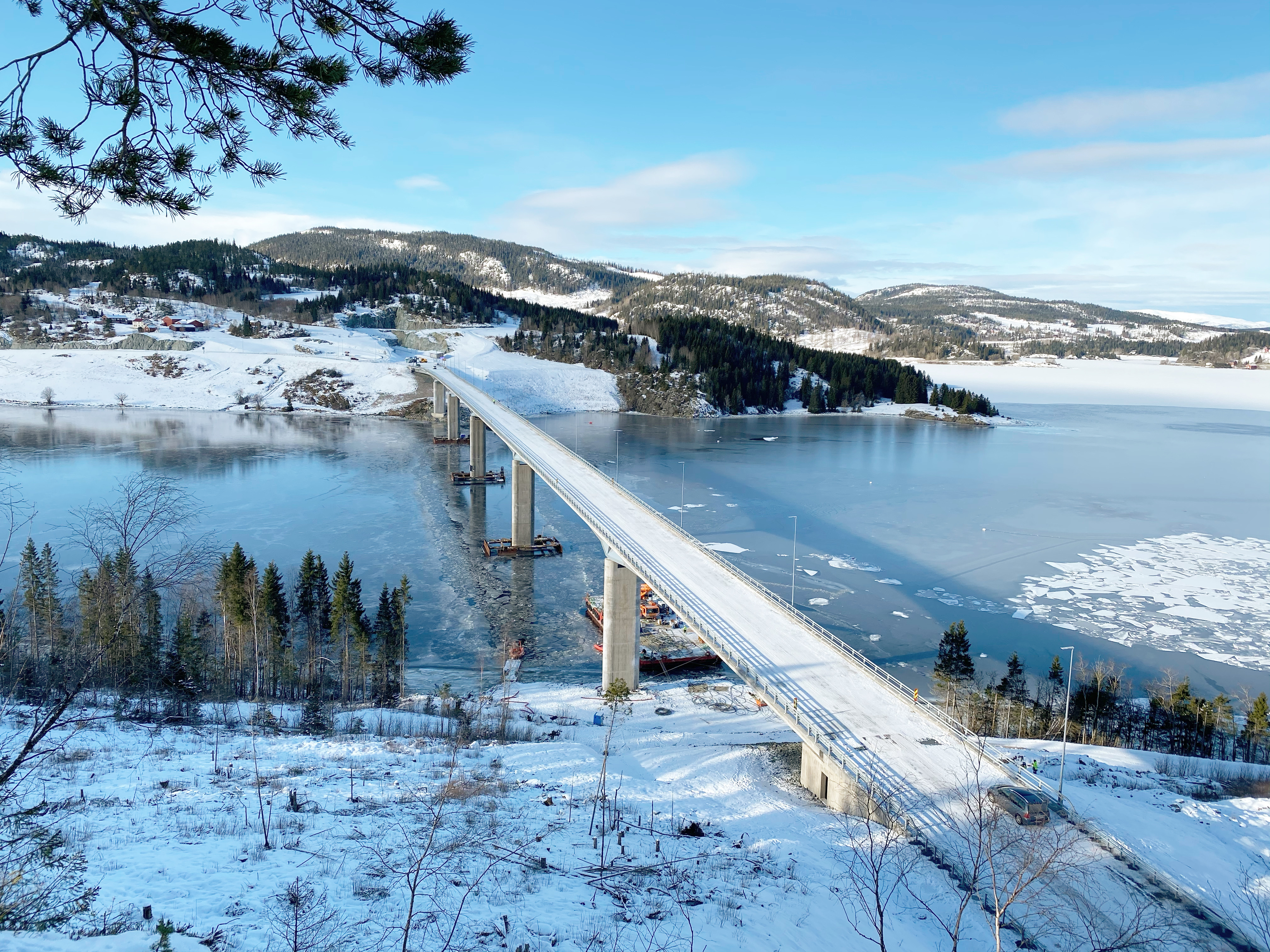 The Beitstad Bridge in Norway Was Officially Opened To Traffic.